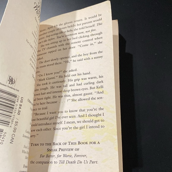 Till Death Do Us Part by Lurlene McDaniel - Paperback Novel - Picture 5 of 9